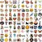 100PCS Forest & Woodland Nature Stickers Pack – Waterproof Vinyl Aesthetic Animal & Mushroom Stickers for Laptops, Water Bottles, Scrapbooks, Journals & Party Favors